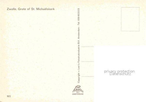 Zwolle Overijssel Grote of St Michaelskerk Kirche – Bild 2
