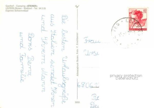 Leifers Laives Suedtirol Gasthof Camping Steiner – Bild 2