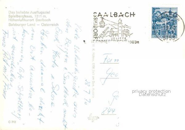 Saalbach-Hinterglemm Ausflugsziel Spielberghaus – Bild 2