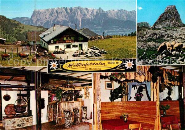 Muehlbach Hochkoenig Mittenfeldalm Ausflugsziel am Hochkönig
