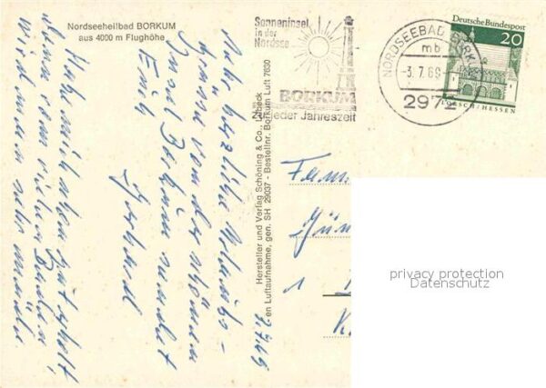 Borkum aus 4000 Flughöhe – Bild 2