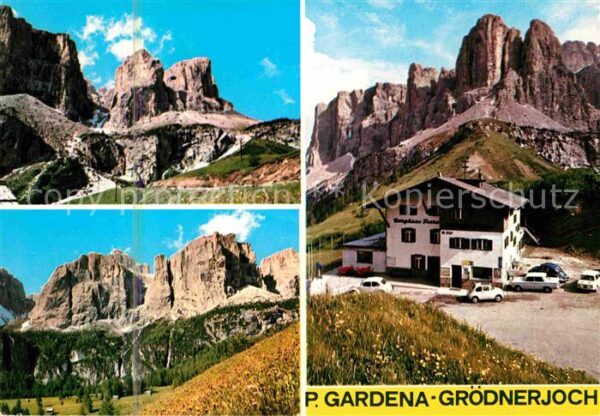 Groeden Tirol Grödner Joch Passo Gardena Gebirgspass