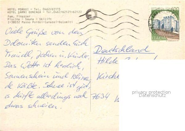 Passo Pordoi Hotel Pordoi Hotel Garni Gonzaga Dolomi – Bild 2
