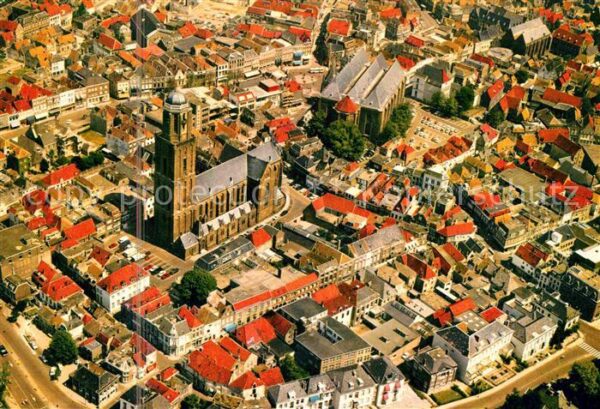 Zwolle Overijssel Centrum met Kerk met Peperbus Grote Ker