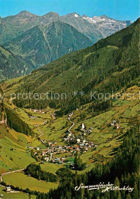 Huettschlag Panorama Grossarltal Fliegeraufnahme