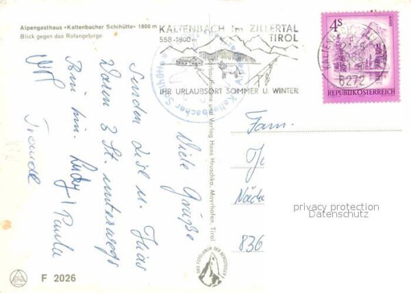 Kaltenbach Tirol Alpengasthaus Kaltenbacher Schihütte Ro – Bild 2