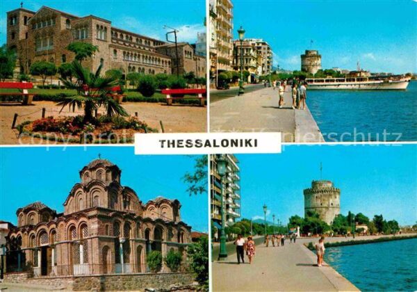 Thessaloniki Gebäude Hafenpromenade Weisse Turm