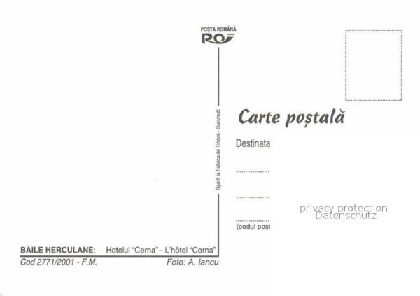 Baile Herculane Hotelul Cerna – Bild 2