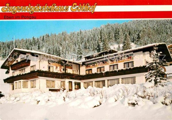 Eben Pongau Jugendgästehaus Edthof im Winter