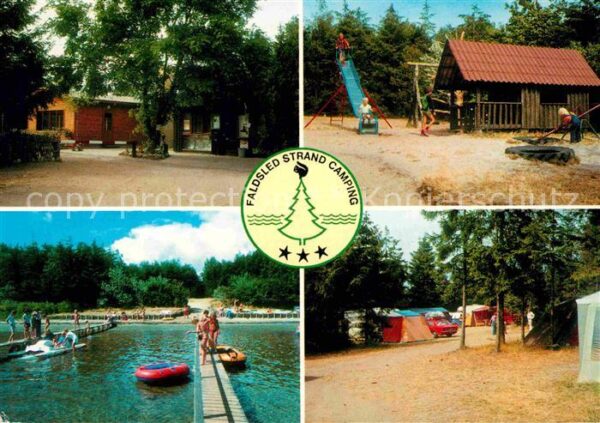 Millinge Faldsled Strand Camping Kinderspielplat