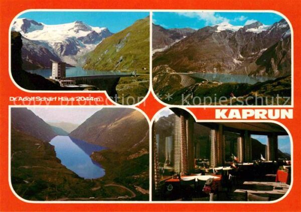Kaprun Tauernkraftwerksanlagen Dr Adolf Schärf