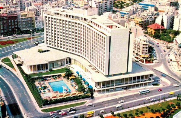 Athen Griechenland The Athens Hilton Hotel Fliegeraufnahme