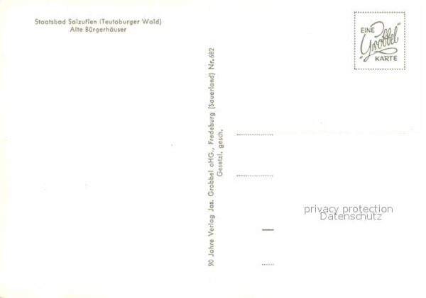 Bad Salzuflen Alte Bürgerhäuser Fachwerkhäuser – Bild 2
