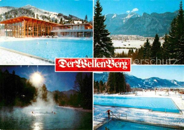 Oberammergau Der Wellenberg Alpenbad gegen Kofel und