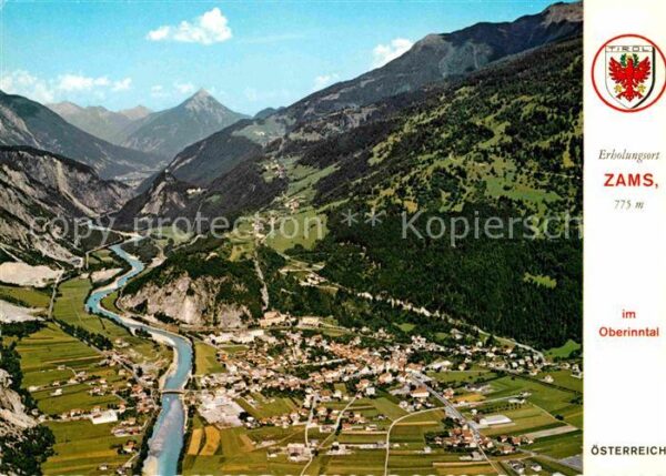 Zams mit Kronburg und Tschirgant Alpenpanora