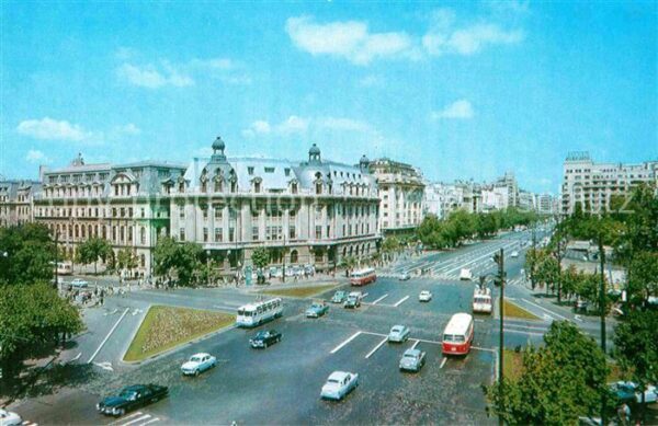 Bucuresti Vedere spre b-dul N Balcescu Boulevard