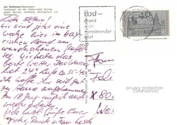 Seehausen Staffelsee Camp Insel Buchau Murnau Jochberg Herzo – Bild 2