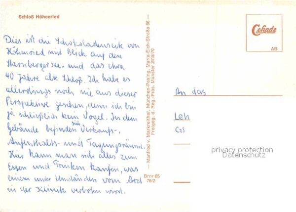 Hoehenried Starnberger See Schloss Fliegeraufnahme – Bild 2