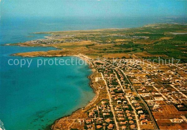 Siracusa Zona Balneare Arenella veduta aerea