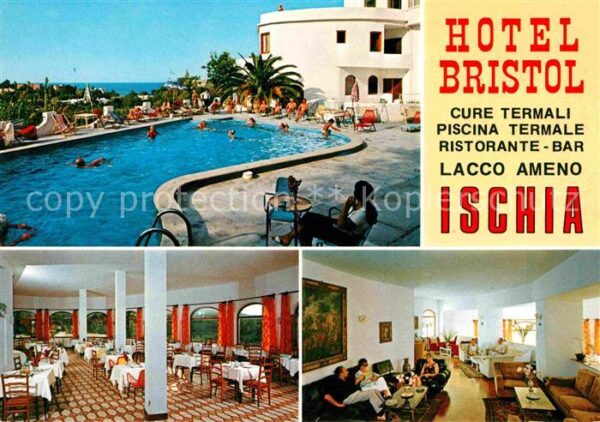 Lacco Ameno Hotel Restaurant Brisol Swimming Pool