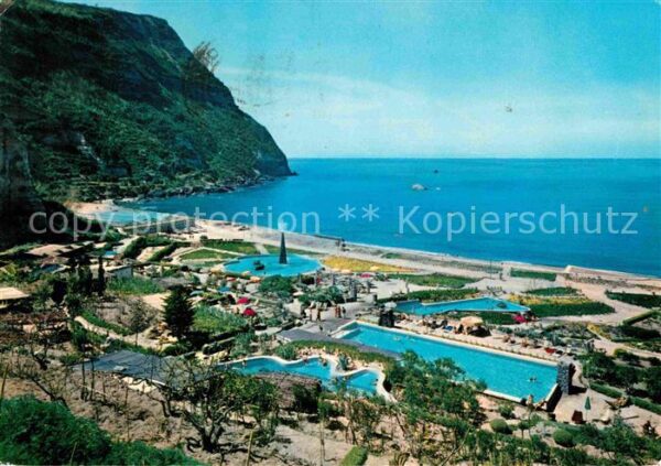 Forio d Ischia Giardini Terme Poseidon Strand Küste