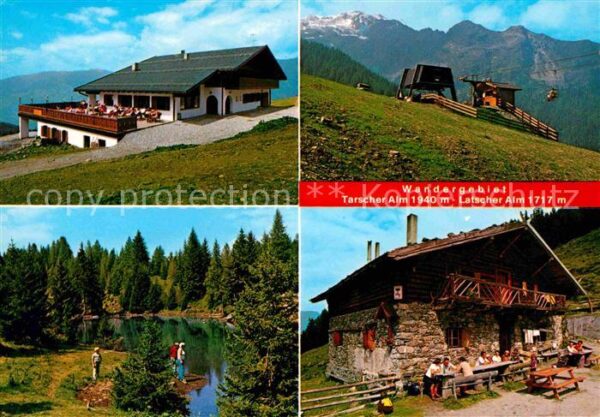 Latsch Vinschgau Wandergebiet Tarscher Alm Latscher Alm