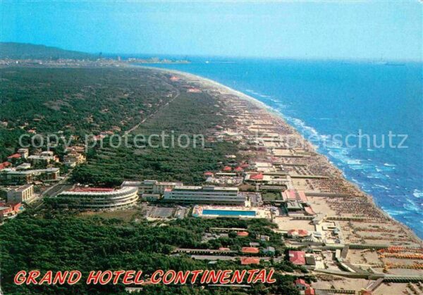 Tirrenia Grand Hotel Continental veduta aerea