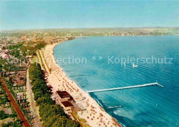 Eckernfoerde Ostseebad Fliegeraufnahme