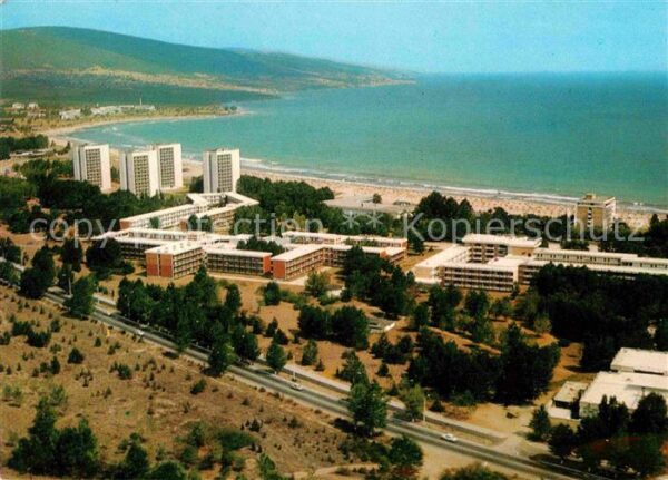 Slantchev Brjag Fliegeraufnahme Hotels und Strand