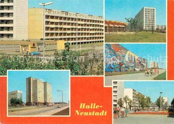 Halle-Neustadt Wohnblöcke