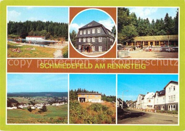 Schmiedefeld Rennsteig Freibad Restaurant Thüringer-Hof Cafe L