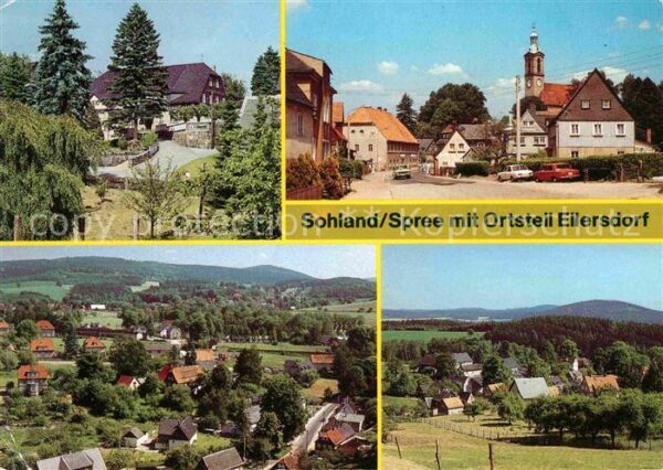Sohland Spree mit Ellersdorf Markt Kirche