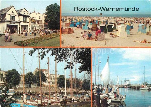 Warnemuende Ostseebad Strand Hafen