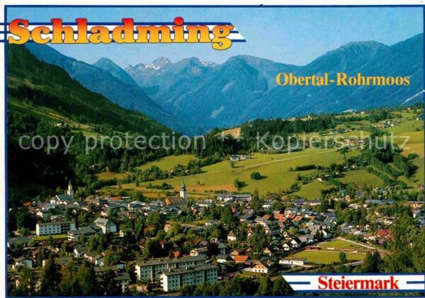 Schladming Obersteiermark Fliegeraufnahme Obertal-Rohrmoos