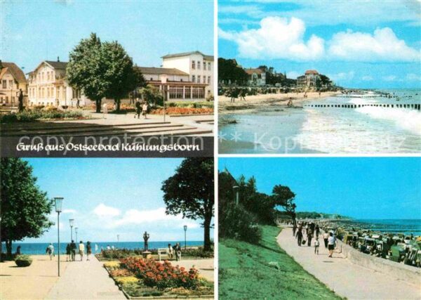 Kuehlungsborn Ostseebad Strand Promenade