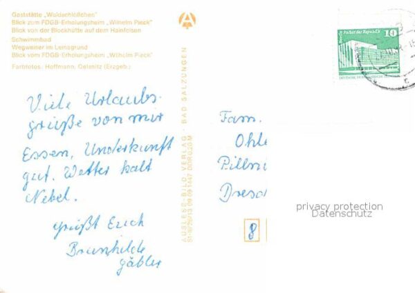Finsterbergen Restaurant Waldschlößchen Erholungsheim – Bild 2