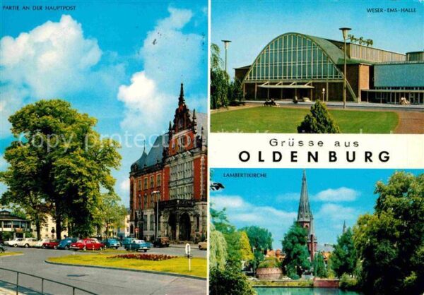 Oldenburg Niedersachsen Weser Ems Halle Hauptpost