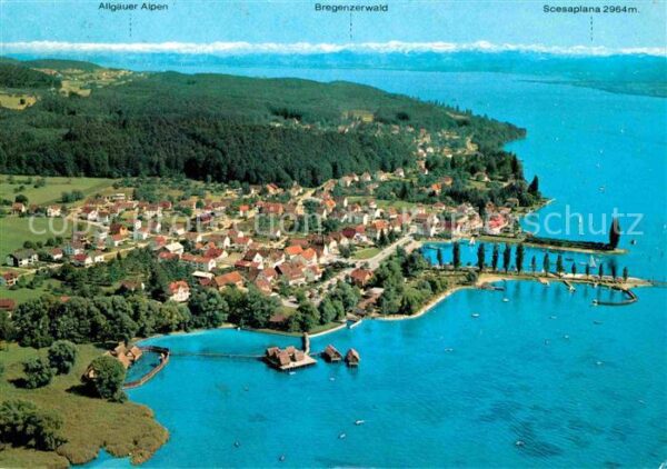 Unteruhldingen Fliegeraufnahme Phalbauten Bodensee