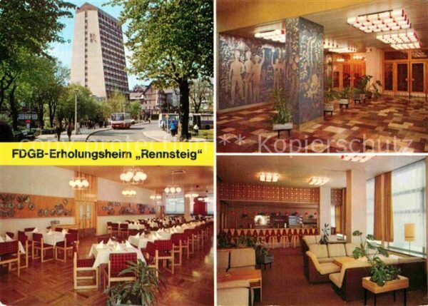 Oberhof Thueringen Erholungsheim Rennsteig