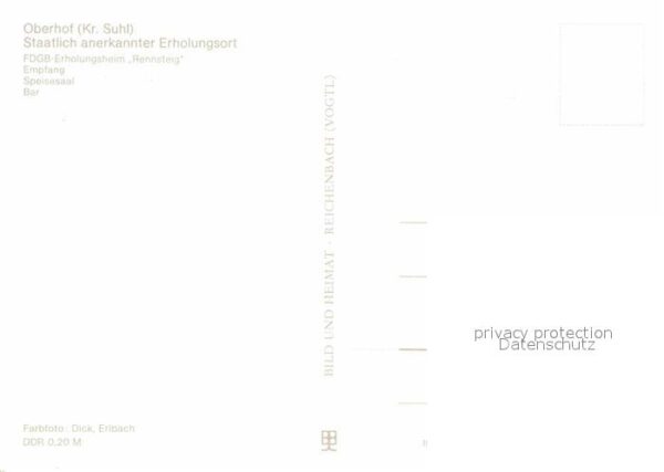 Oberhof Thueringen Erholungsheim Rennsteig – Bild 2