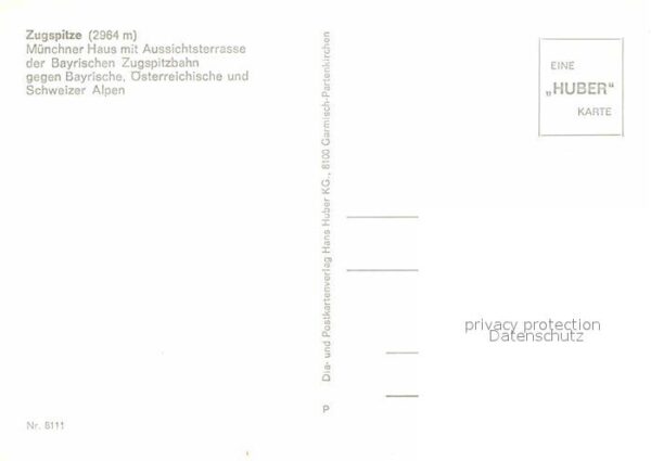 Zugspitze Münchner Haus Zugspitzbahn – Bild 2