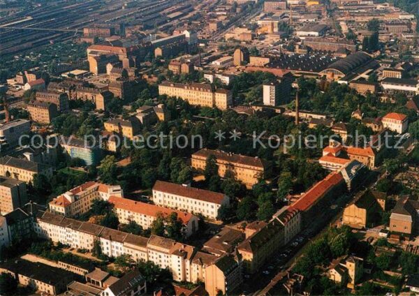 Dresden Fliegeraufnahme Krankenhaus Friedrichst