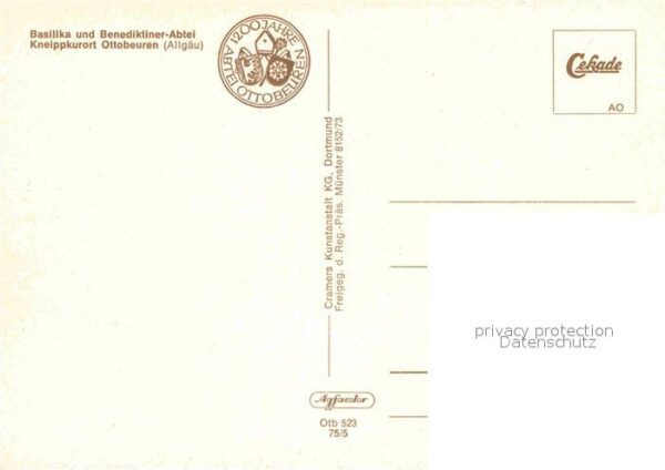 Ottobeuren Fliegeraufnahme Basilika und Benediktin – Bild 2