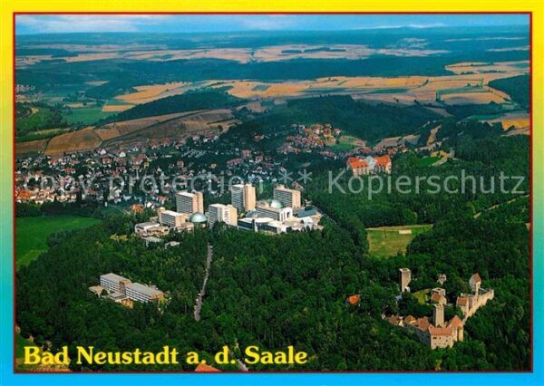 Bad Neustadt Fliegeraufnahme Rhön-Klinikum mit Salzb