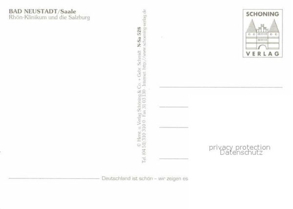 Bad Neustadt Fliegeraufnahme Rhön-Klinikum mit Salzb – Bild 2