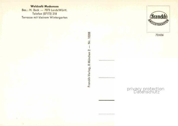 Lorch Wuerttemberg WaldCafe Muckensee – Bild 2