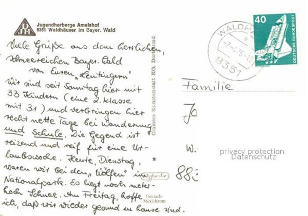 Waldhaeuser Neuschoenau Jugendherberge Amelshof – Bild 2