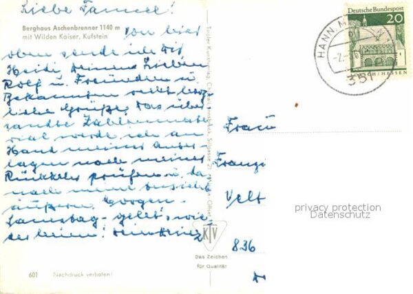 Hann. Muenden Berghaus Aschenbrenner mit Wilden Kaise – Bild 2
