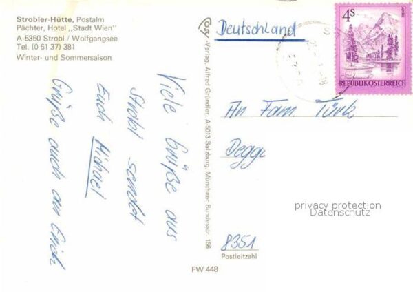 Strobl Strobler-Hütte Postalmgebiet Hotel-Stad – Bild 2