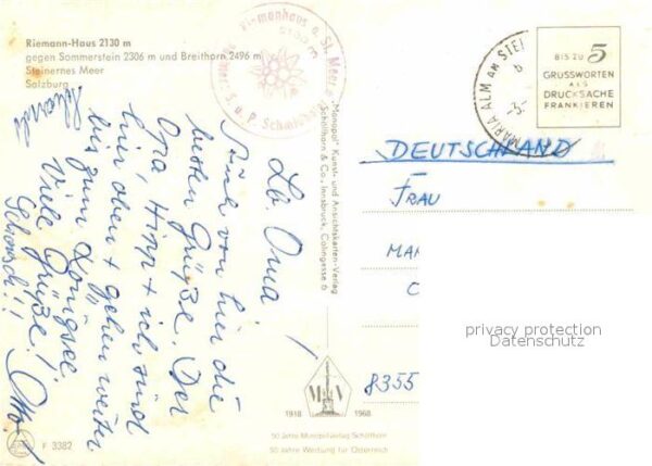 Steinernes Meer Riemann Haus gegen Sommerstein und Brei – Bild 2